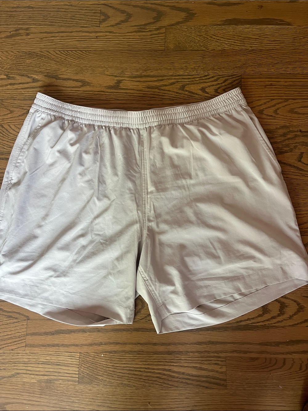 Southern Tide Stone Gray Elastic Waist Shorts